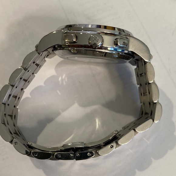 Aesop Automatic 9015G watch, blue gray dial, metal bracelet, see through back - Picture 6 of 12